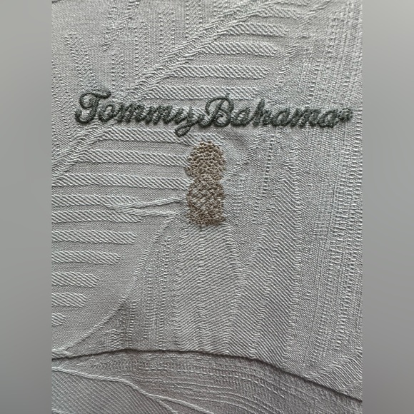 Tommy Bahama Shirt Mens Extra Large XLX Button Up Camp Hawaiian Seafoam Green - Picture 2 of 16